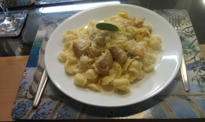 molho de provolone e limão