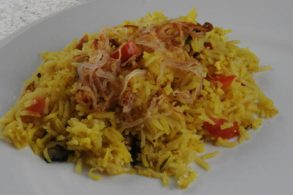 biryani nasi - arroz de celebração (brunei)