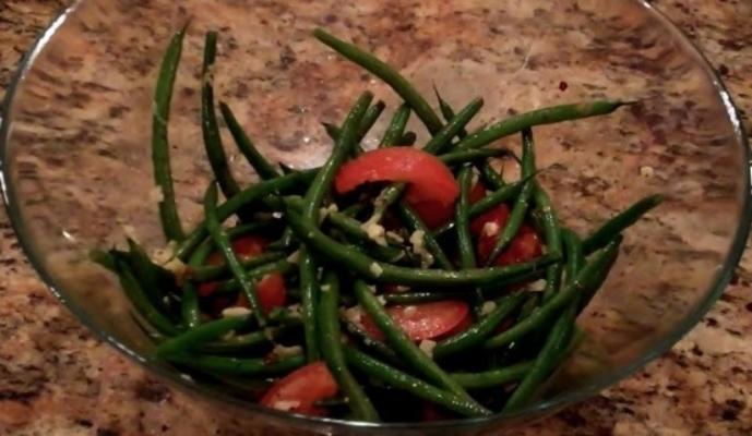a salada final de feijão verde de aarsiandrs