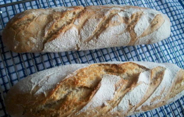 4 baguetes 450g (80% de hidratação)