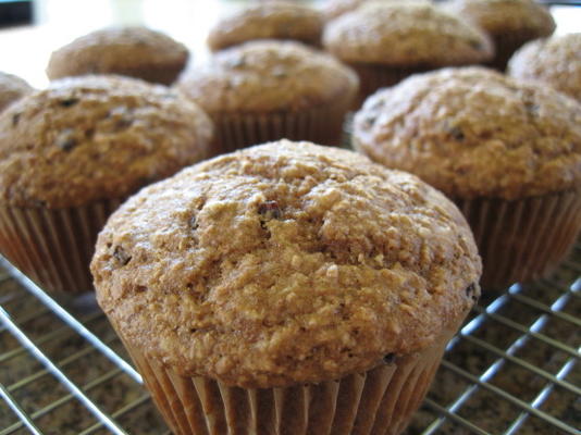 muffins saudáveis ​​de baixo teor de gordura