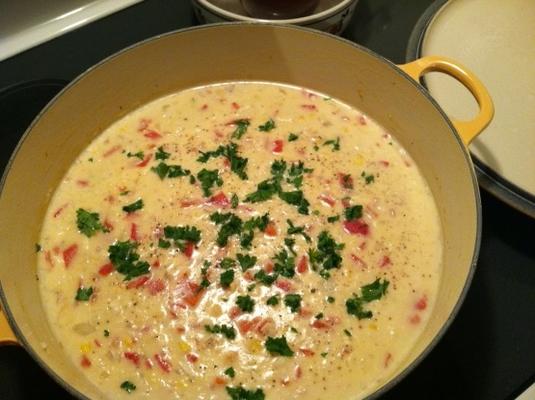 chowder de milho em menos de 30 minutos