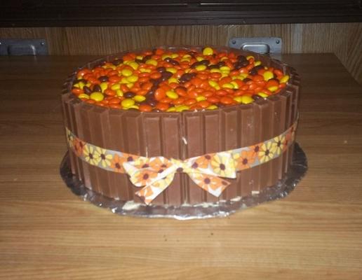 kit de outono kat layer cake (com pedaços de reeses)