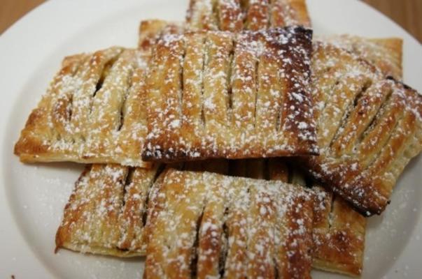 mini strudel de maçã