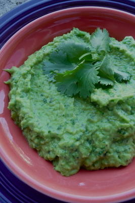 guacamole de ervilha doce