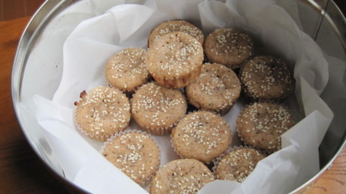 muffins de limão gergelim (vegan)