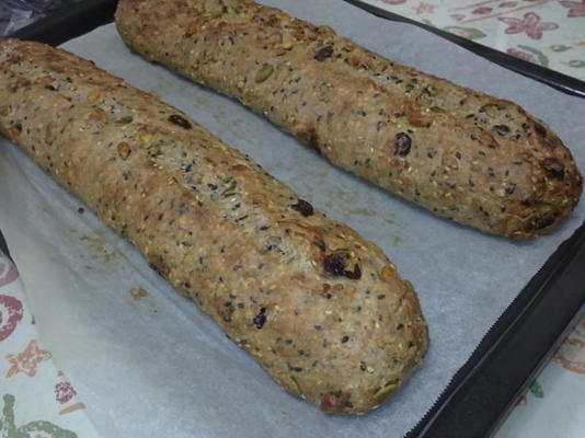 pão de semente de abóbora saudável