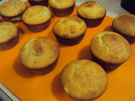 muffins cheesecake de cranberry