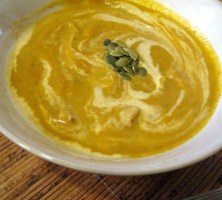 sopa de abóbora (sem glúten)