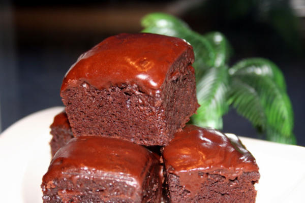 brownies holandeses do cacau e da abóbora (bolo-como)