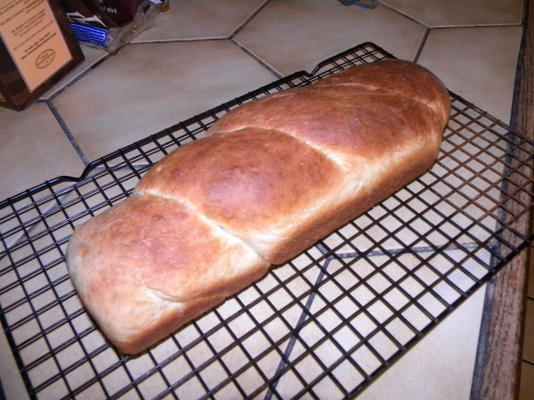 pão branco rico para o processador de alimentos - w / rápido levedura levedura