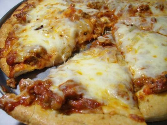 pizza de salsicha italiana derreter