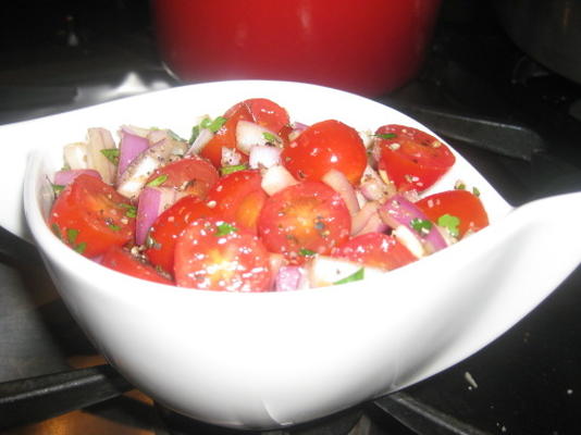 tomates marinados balsâmicos