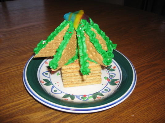 graham cracker decoração da árvore de natal