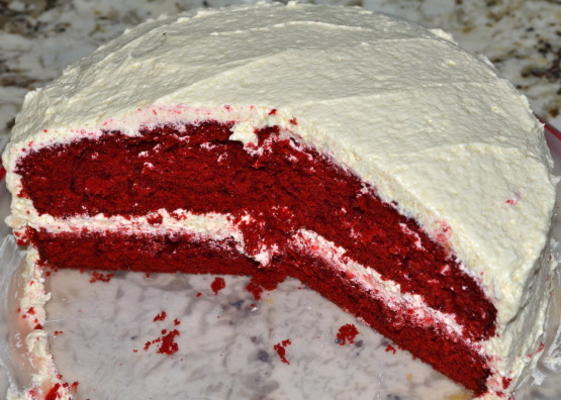 o bolo de veludo vermelho original