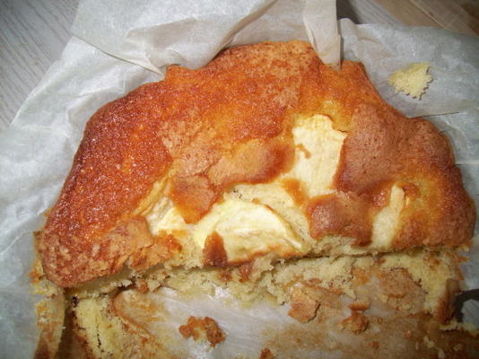 sobremesa de bolo de maçã holandês
