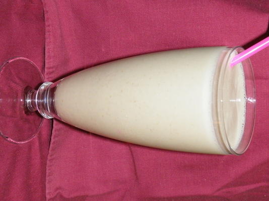 smoothie de proteína de soja - baunilha