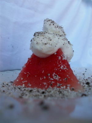 snow capped mount melancia-conquistado por - saboroso -