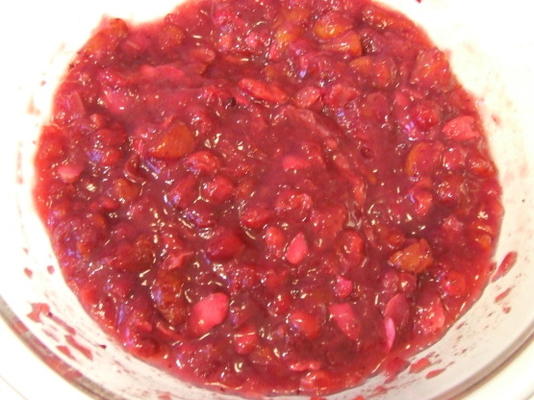 Molho de cranberry chutando hg - ww pontos = 1
