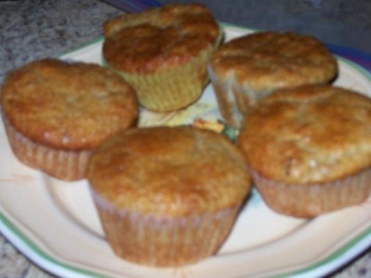 muffins de farelo com frutos secos
