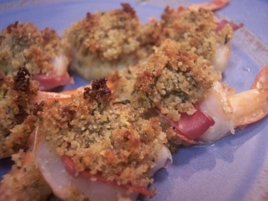 camarão recheado com presunto