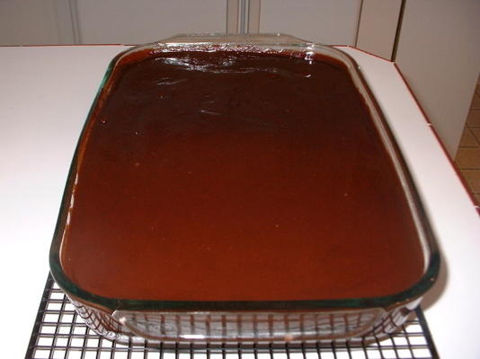 receita de bolo de chocolate de macarrão de romano grill