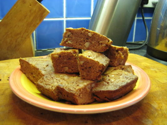 brownies de chocolate fudge de nozes