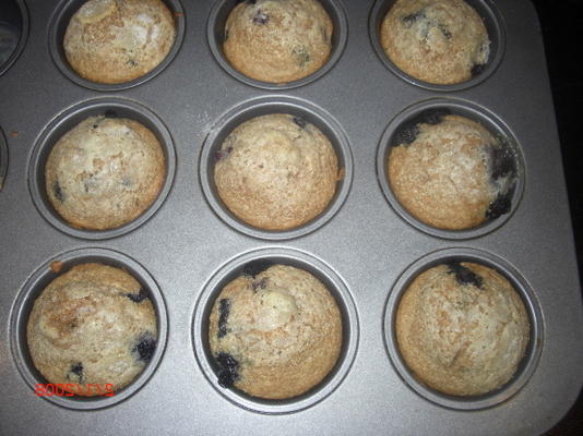 muffins de canela de mirtilo canela