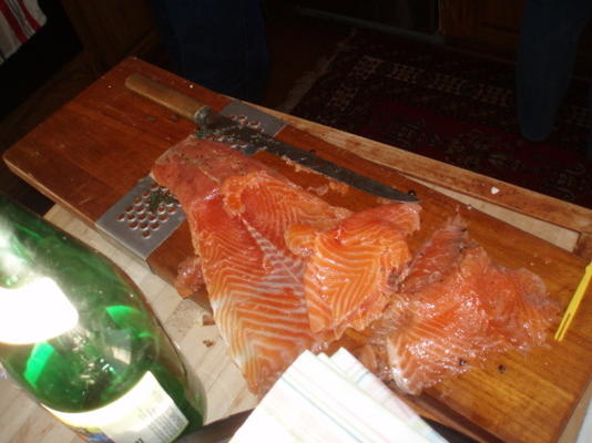 fácil e simples gravlax