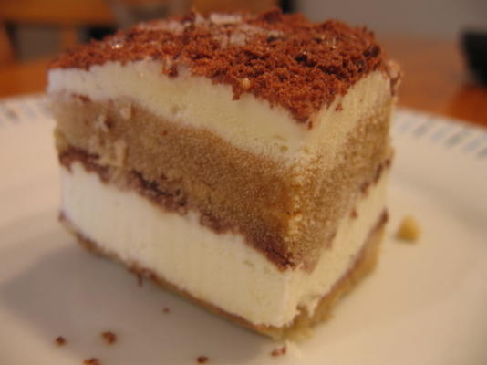 bolo de sorvete tiramisu