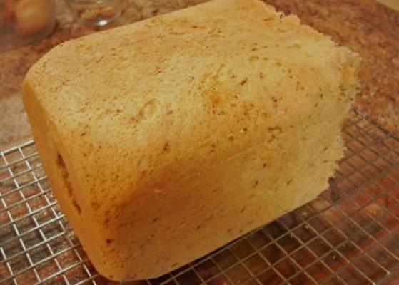 receita de pão de alcaravia centeio (máquina de pão)