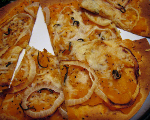 butternut squash pizza de alecrim