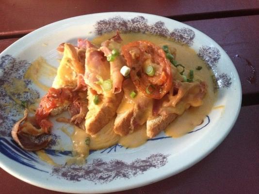 taberna do chowning galês rarebit com cerveja