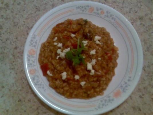 ummmm ---- !!!! yum! risoto de tomate