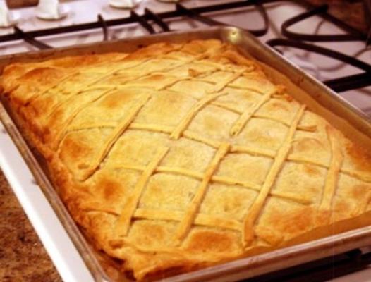 cogumelos e alcachofras em croute