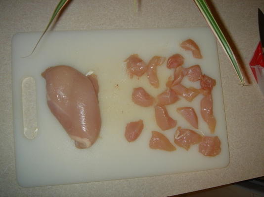 kabobs de frango grelhado alho limão