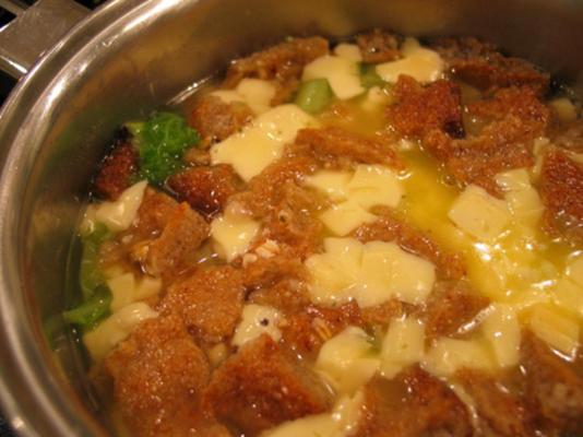 sopa de repolho, estilo valtellina