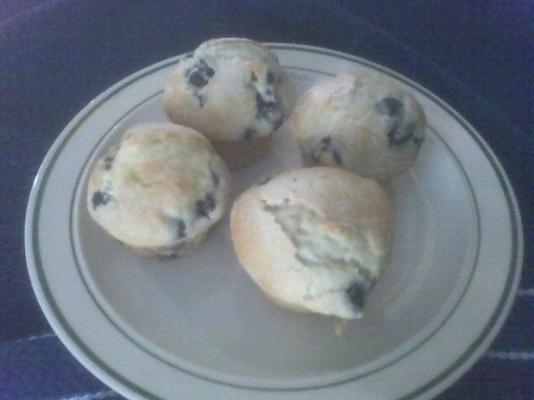 os melhores muffins de mirtilo light