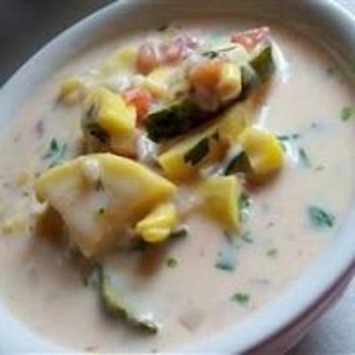 sopa de queijo calabacitas