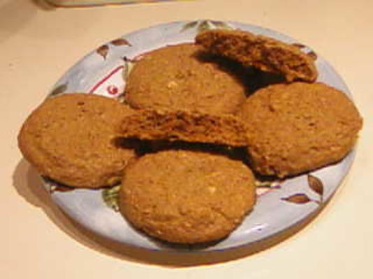 biscoitos de amendoim e aveia