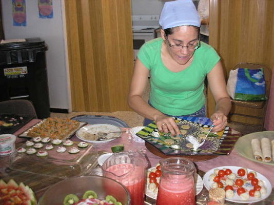 cebolas assadas ao estilo asiático, batatas e batatas doces