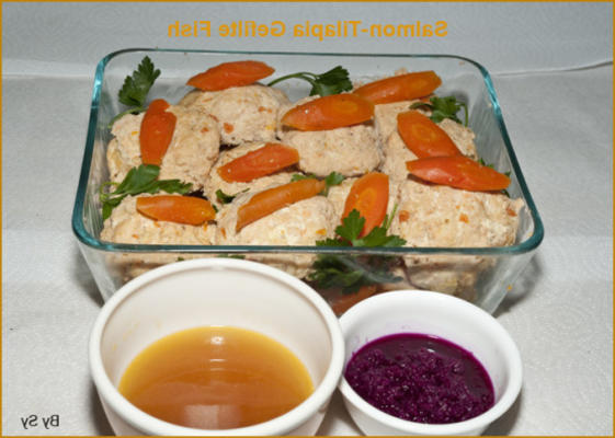 delicioso estilo antigo gefilte fish