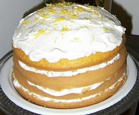 torta bávara de limão