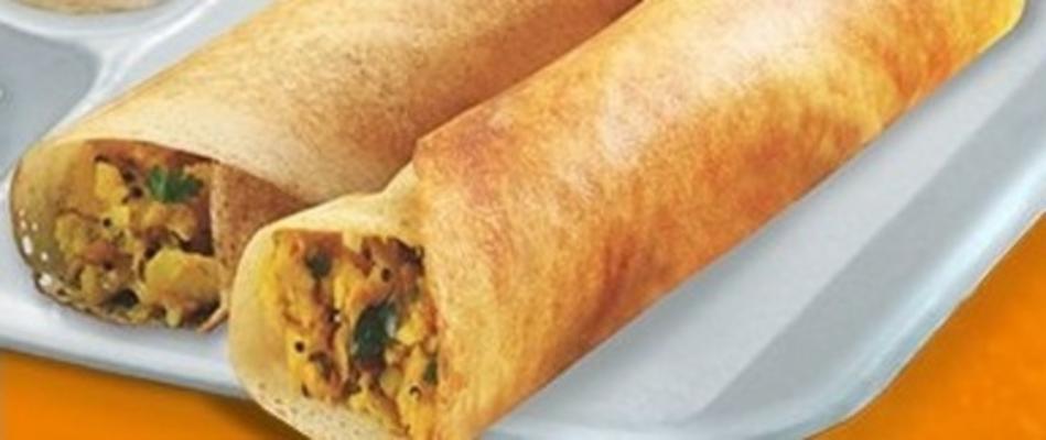 chatamari recheado (crepes de arroz recheado com nepali)